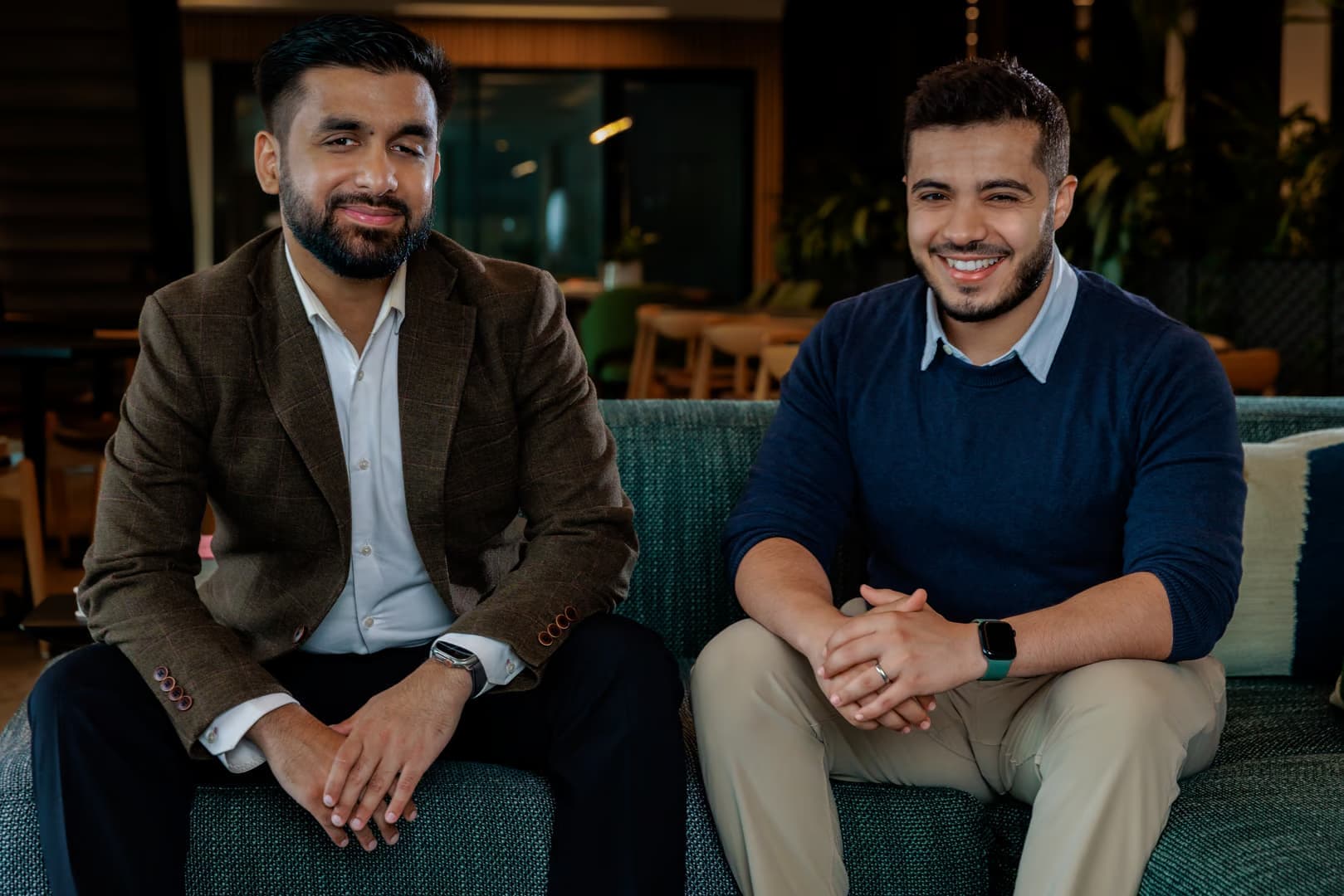 Tahseen Omar (left), Chief Operating Officer at Anterior and Abdel Mahmoud, M.D. (right), Co-Founder and CEO of Anterior